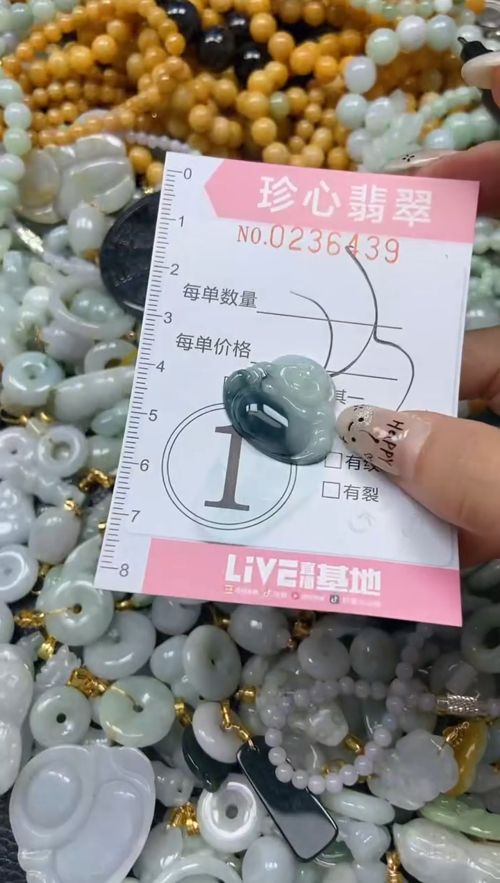 翡翠未镶嵌颈饰闪购0236439