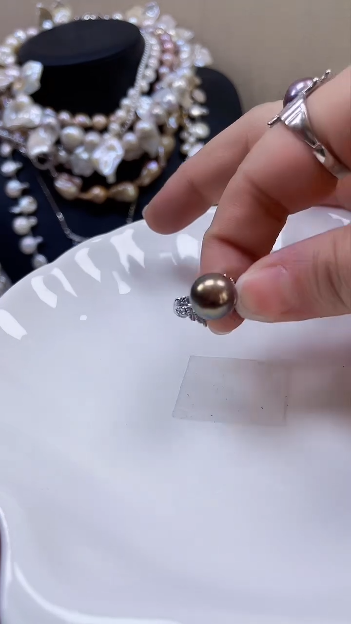 未镶嵌戒指淡水珍珠【纯恬饰品】
