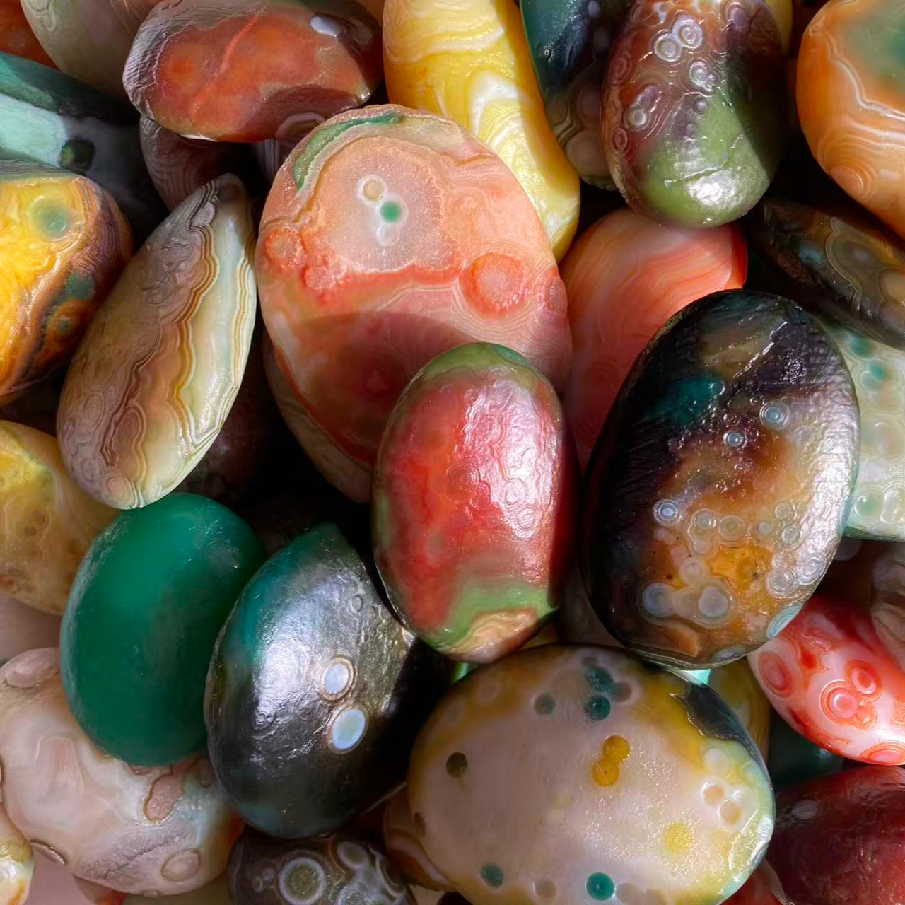 奇石象形石眼睛石 直播间选购链接1