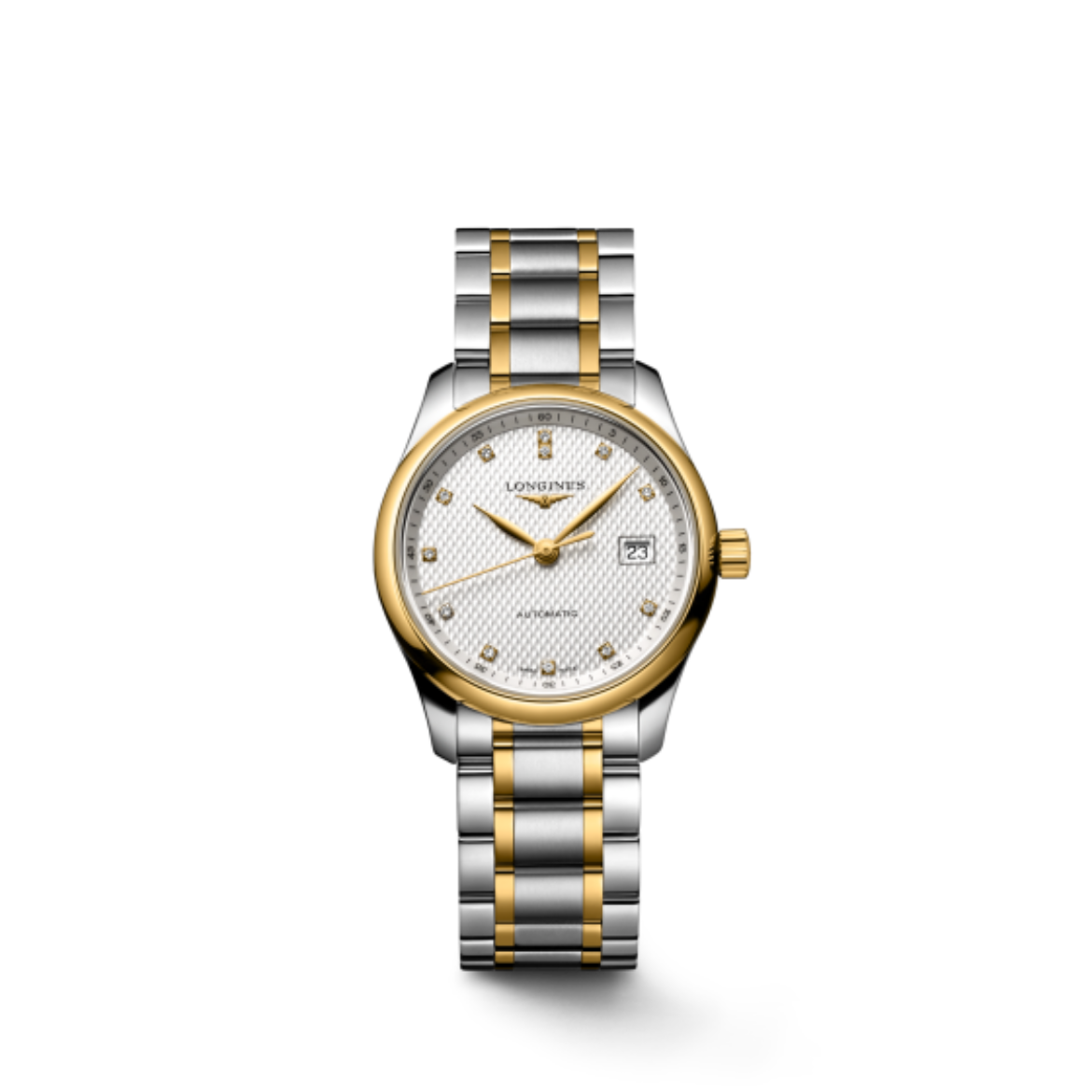 99新 Longines/浪琴 名匠/女表/间金钻刻/29mm/257