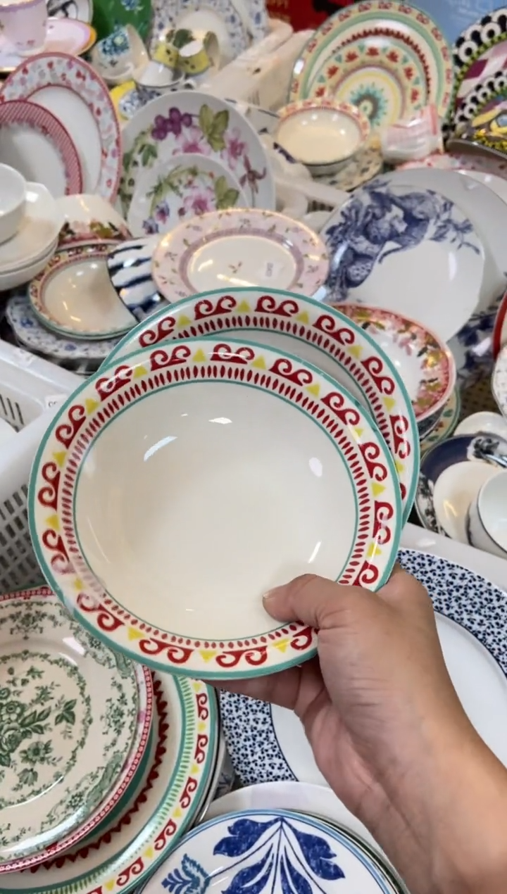 【闪购商品】瓷片陶瓷原单CC418餐具2个