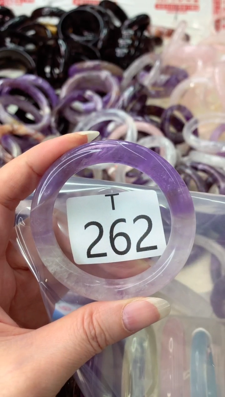 未镶嵌手镯水晶T262-48