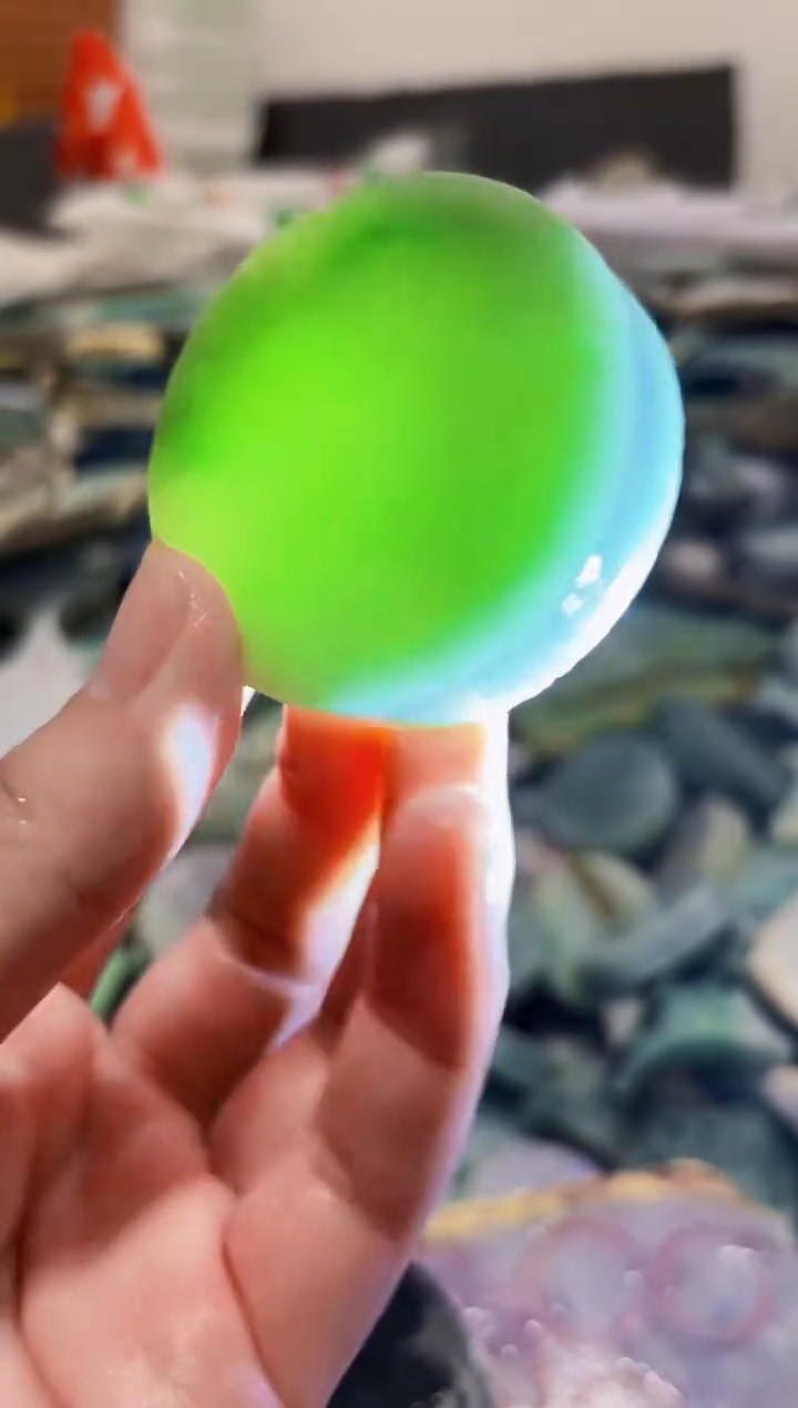 【闪购商品】翡翠颈饰未镶嵌A货白文1733