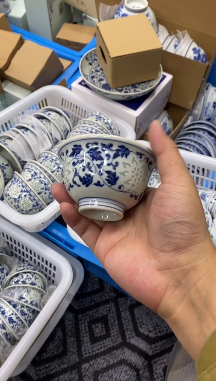 陶瓷景德陶瓷茶具容量约100