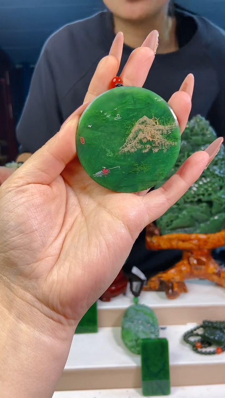 【闪购商品】和田玉挂件未镶嵌1