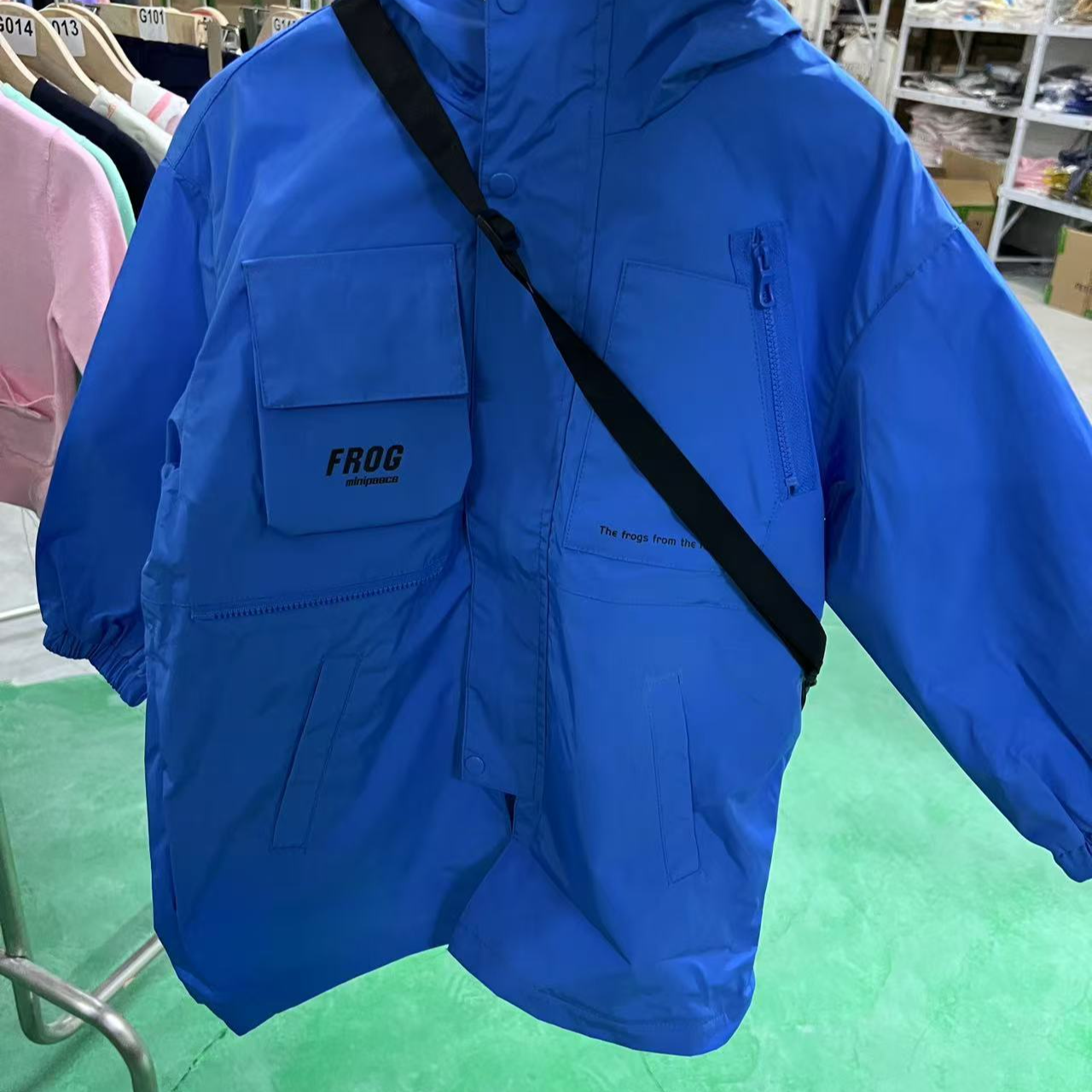 儿童春季蓝色风衣627