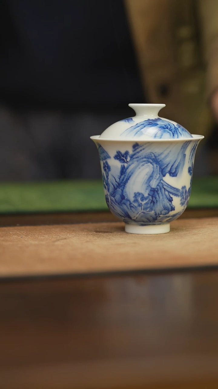 【闪购商品】杯柴窑青花破价福利