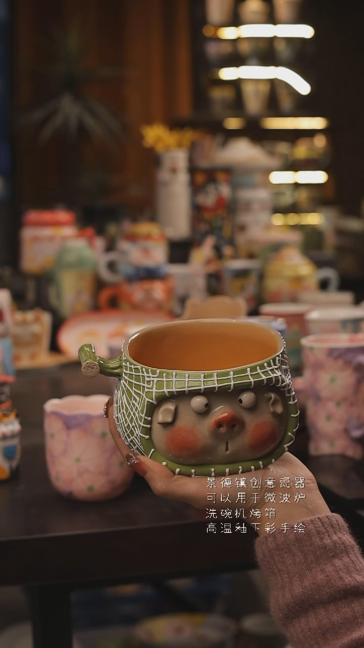 景德镇釉下彩绘设计师款式陶瓷