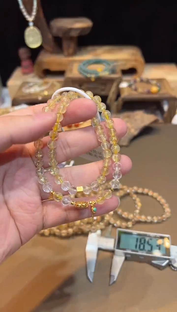 水晶手链未镶嵌手饰@@E6766