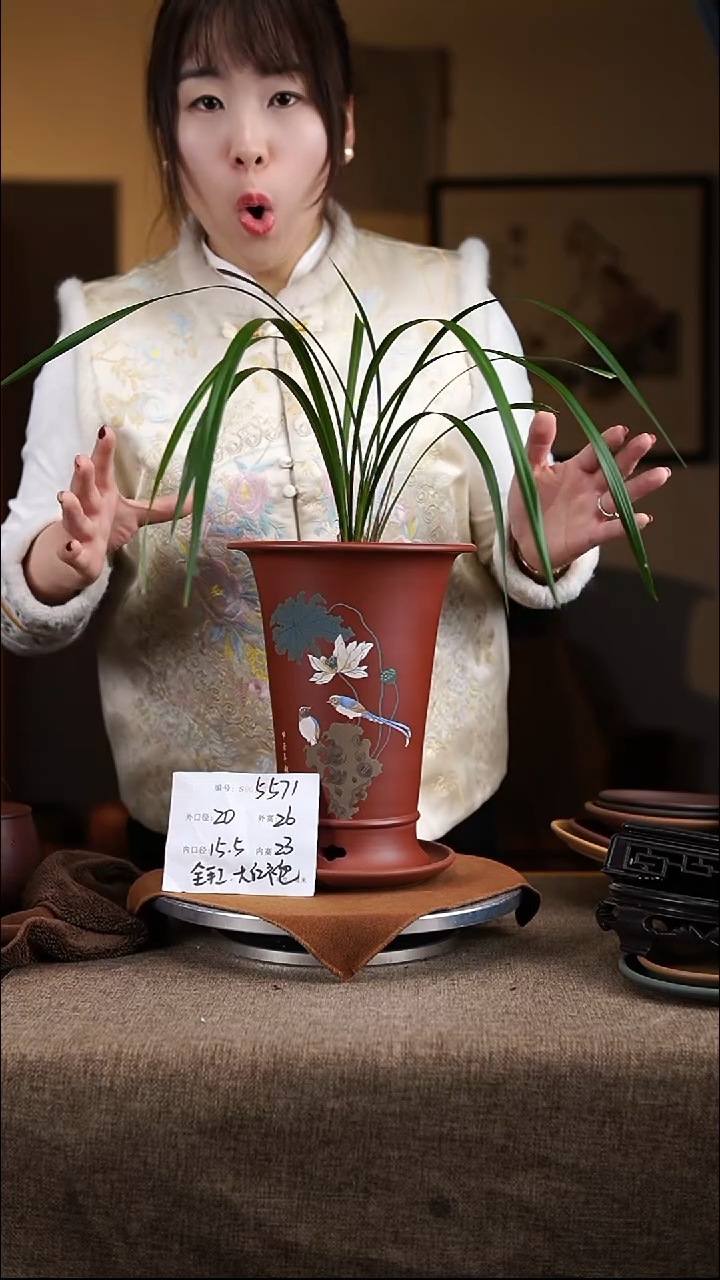 【闪购商品】紫砂花盆紫砂花盆5571+z