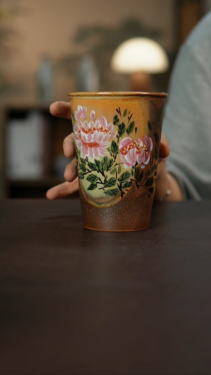 景德镇杯碗柴烧多人