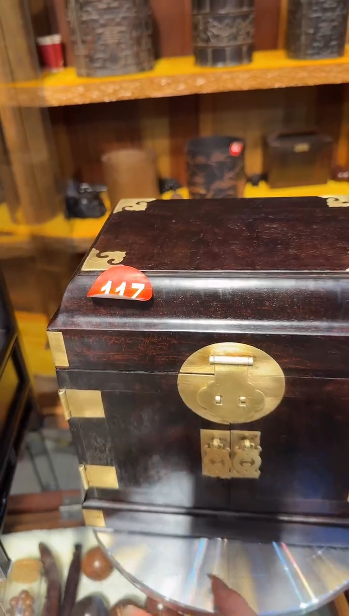 【闪购商品】木木雕紫檀官箱1280.88888