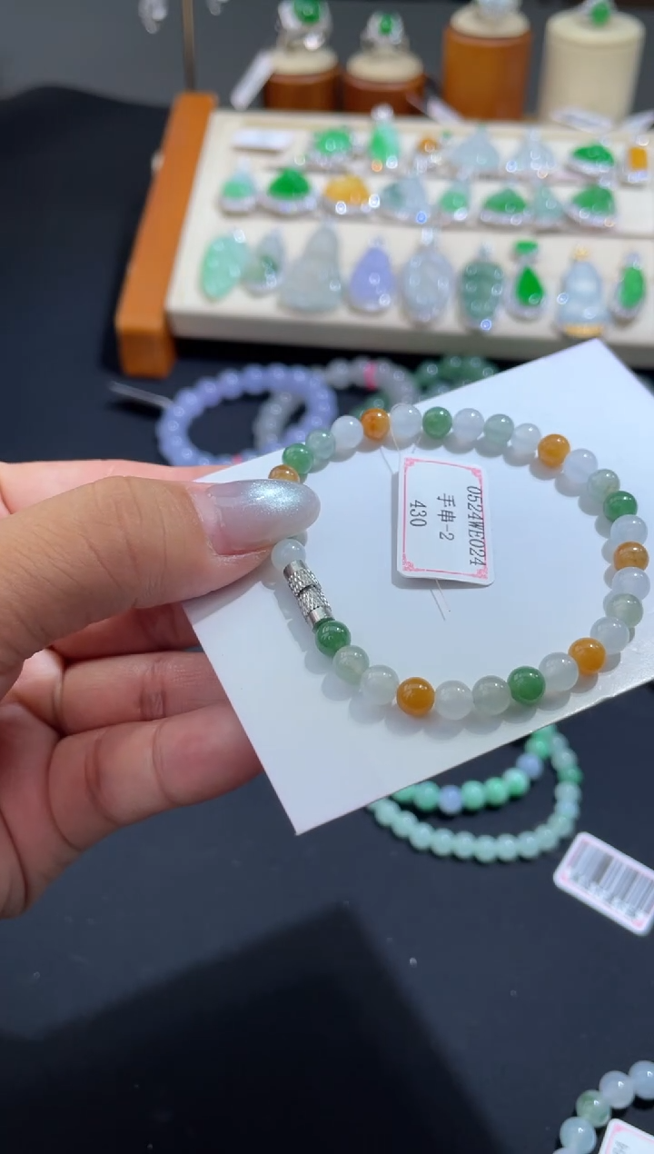 未镶嵌手串翡翠0524WE024