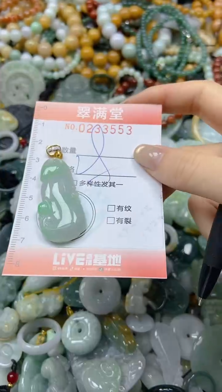 未镶嵌挂件翡翠闪购0233553