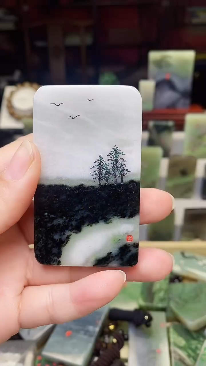 【闪购商品】独山玉未镶嵌颈饰76