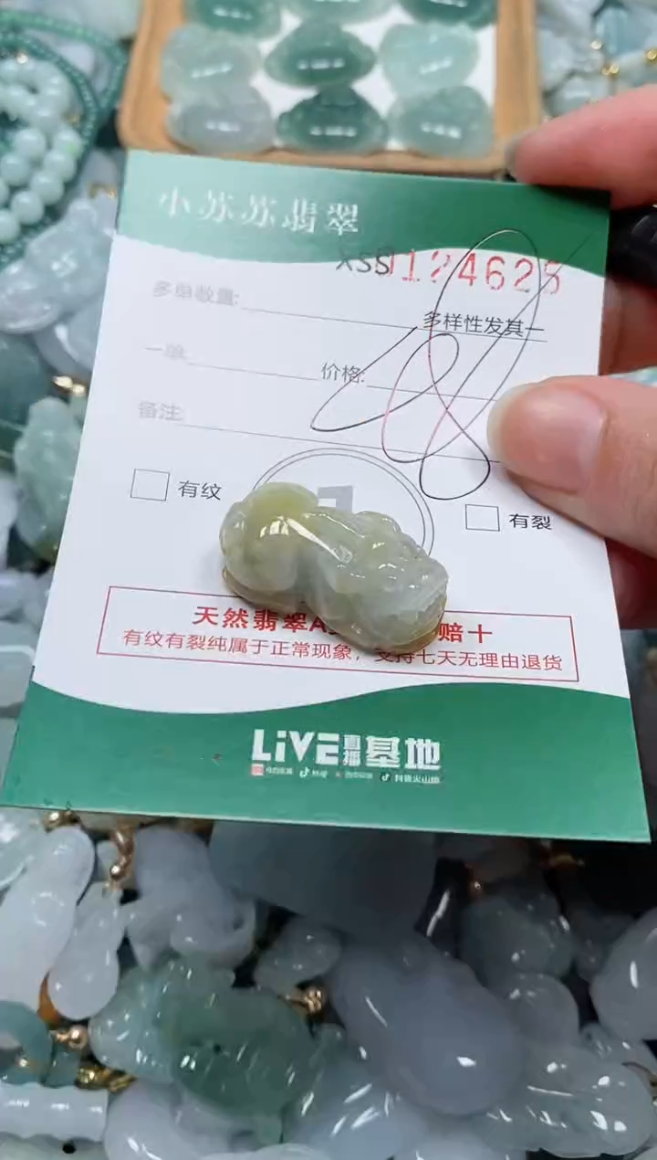 【闪购商品】翡翠颈饰未镶嵌闪购商品0124625