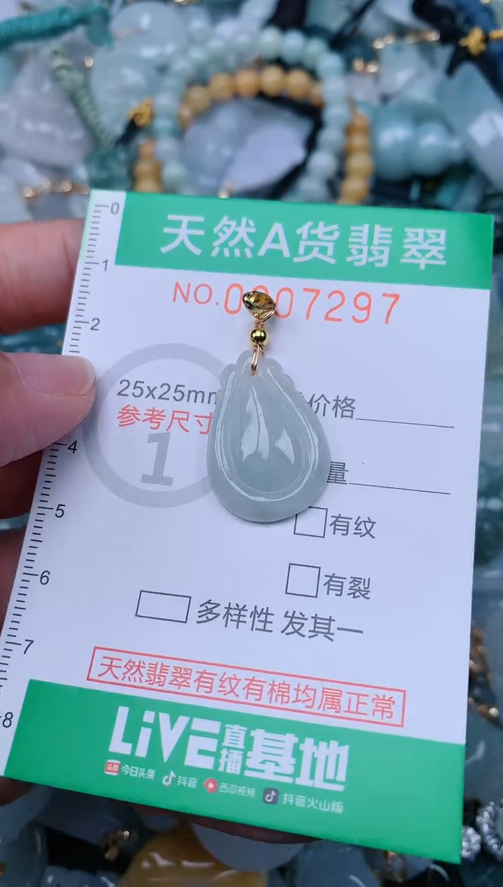 翡翠未镶嵌颈饰.0007297