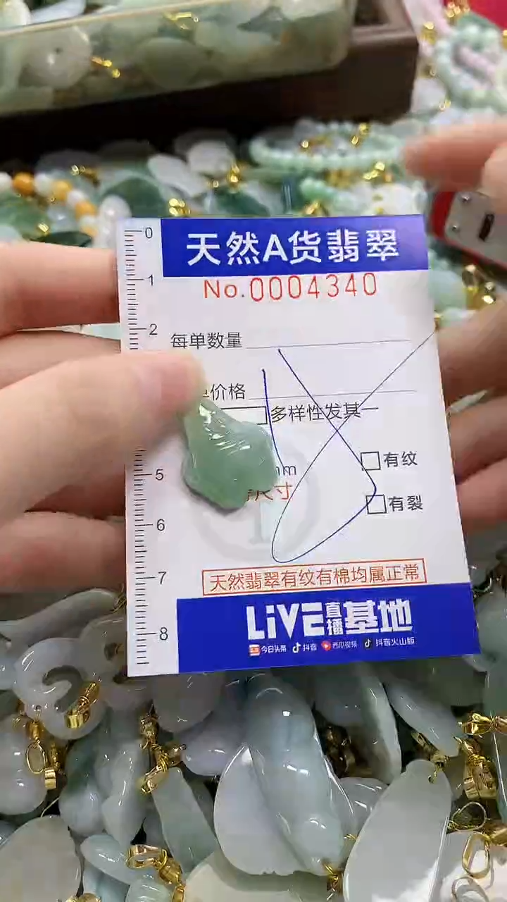 颈饰未镶嵌翡翠天然A货翡翠
