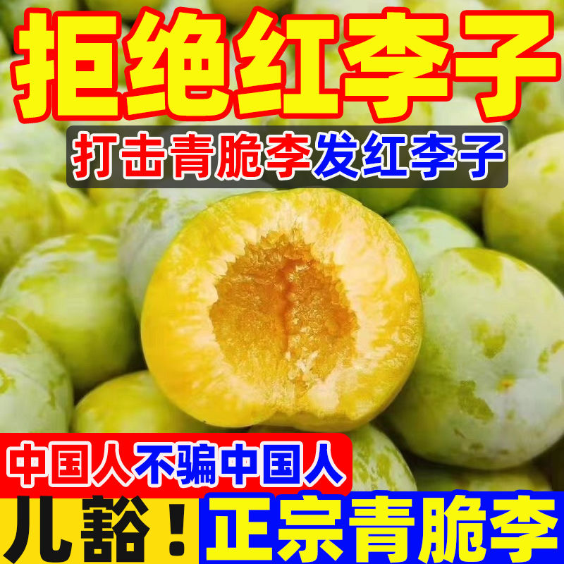 正宗脱骨李子四川新鲜水果李脆空心当季半边青脆孕妇整箱发完