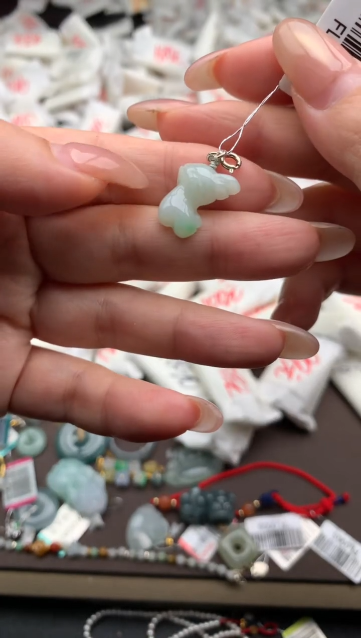 【闪购商品】翡翠挂件银S925镶嵌一