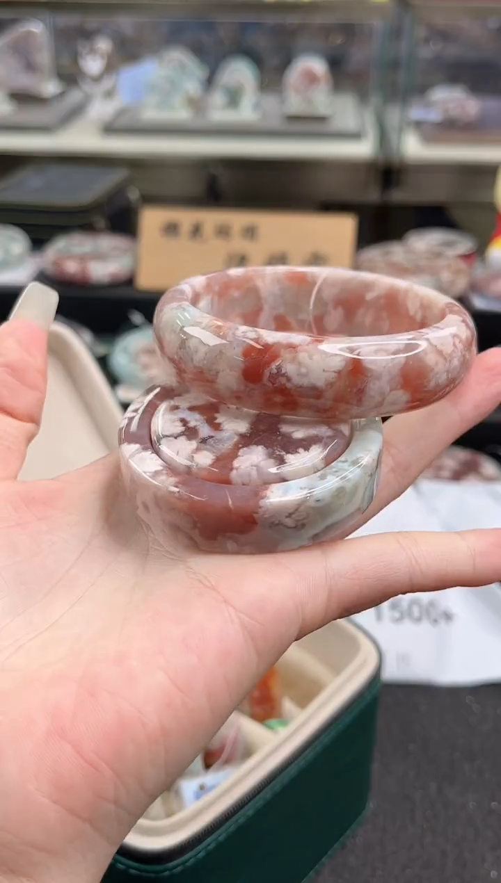 未镶嵌手镯石英质玉尘*丷圈口（赠品镯心）