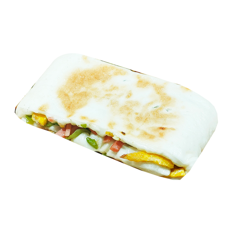自制鸡蛋火腿饼 1个