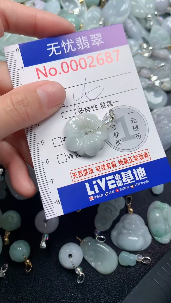 颈饰未镶嵌翡翠2687