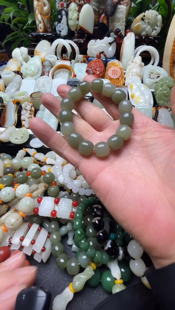 未镶嵌手串和田玉手串