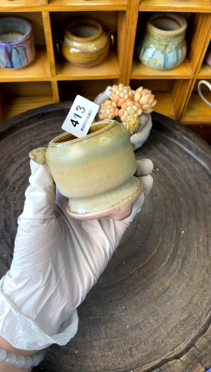 【闪购商品】陶413 内口4.5【多肉花盆多肉盆】