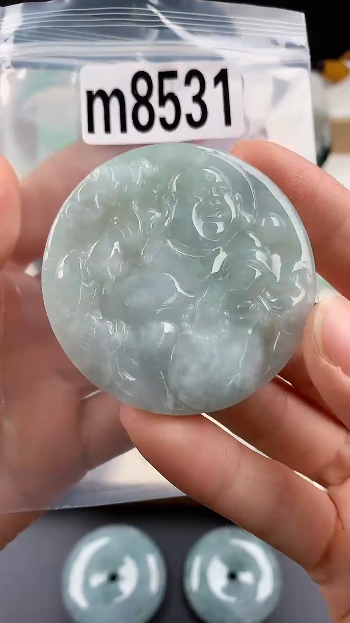 颈饰未镶嵌翡翠天然翡翠吊坠挂件