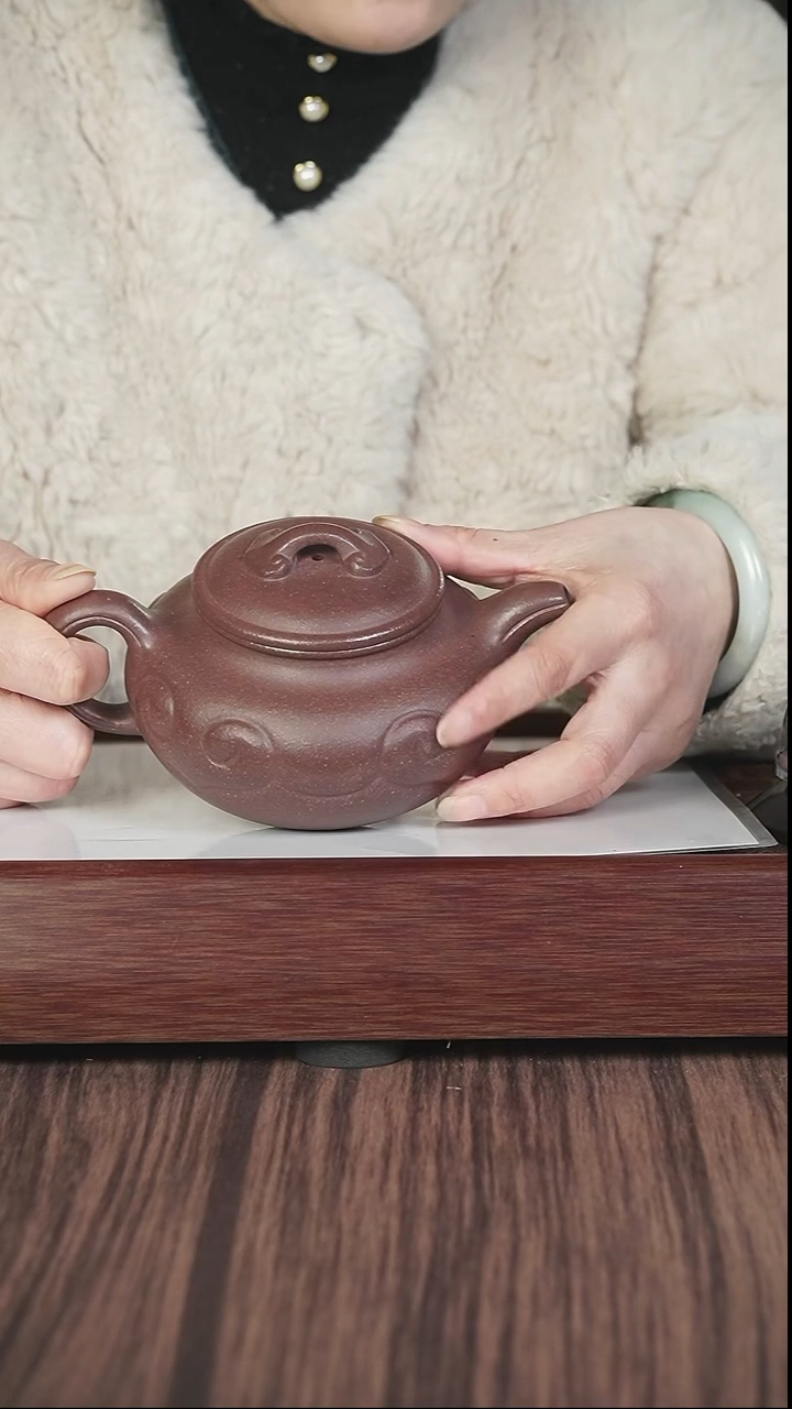 【闪购商品】紫砂茶壶千禧紫泥 如意仿古