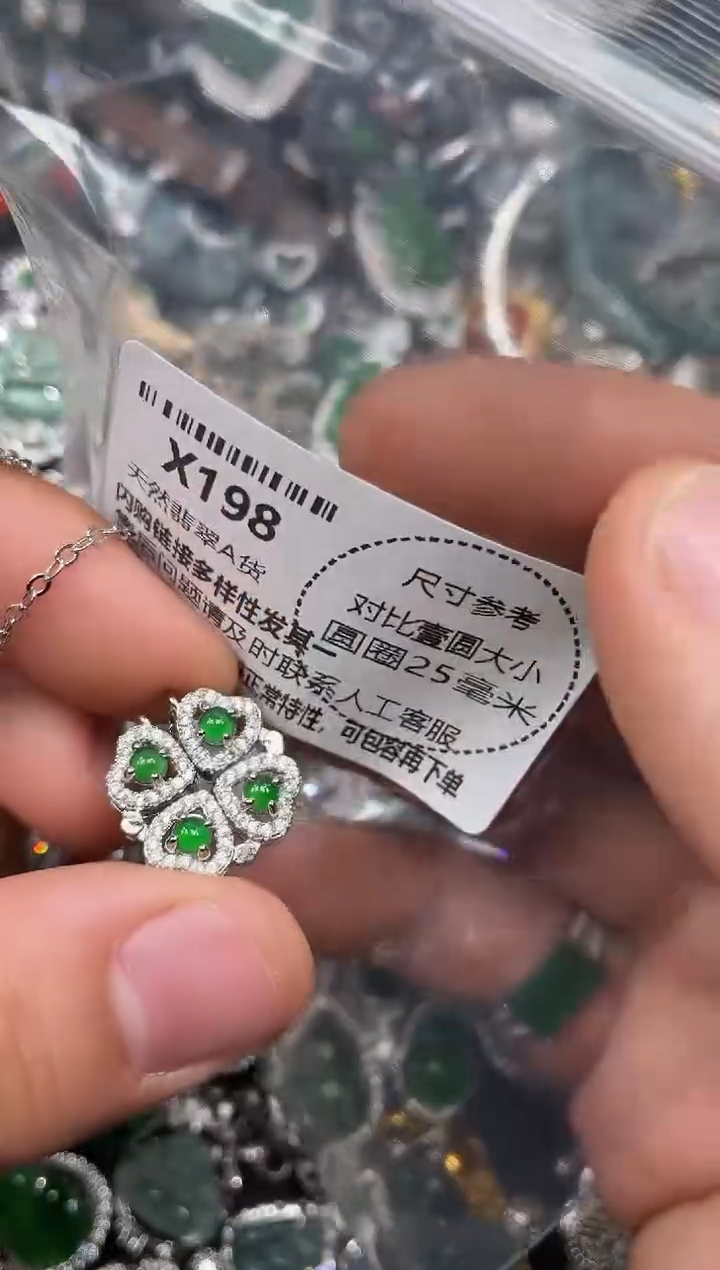 颈饰未镶嵌翡翠X198项链