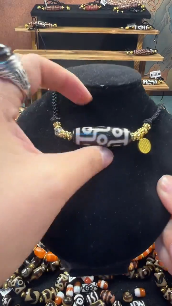 玛瑙/玉髓（覆膜）颈饰合金103(微瑕随机发货）