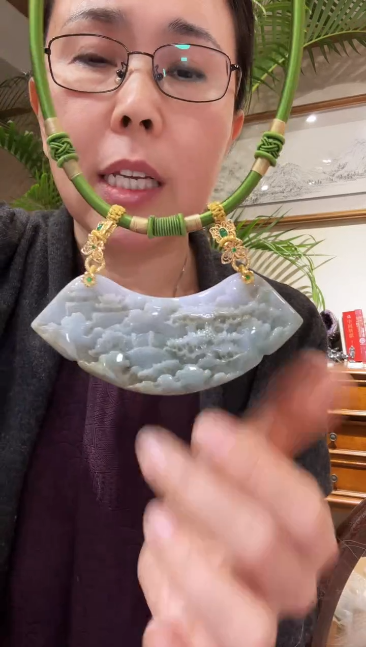 【闪购商品】翡翠颈饰未镶嵌国风