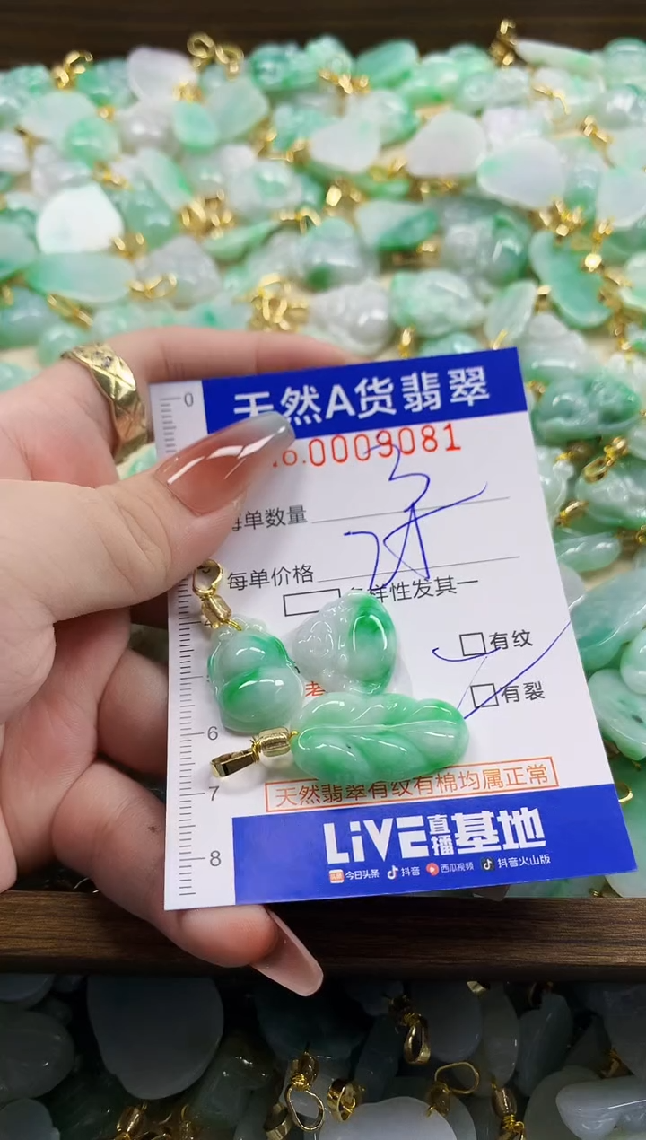 颈饰未镶嵌翡翠风**盛天然A货翡翠