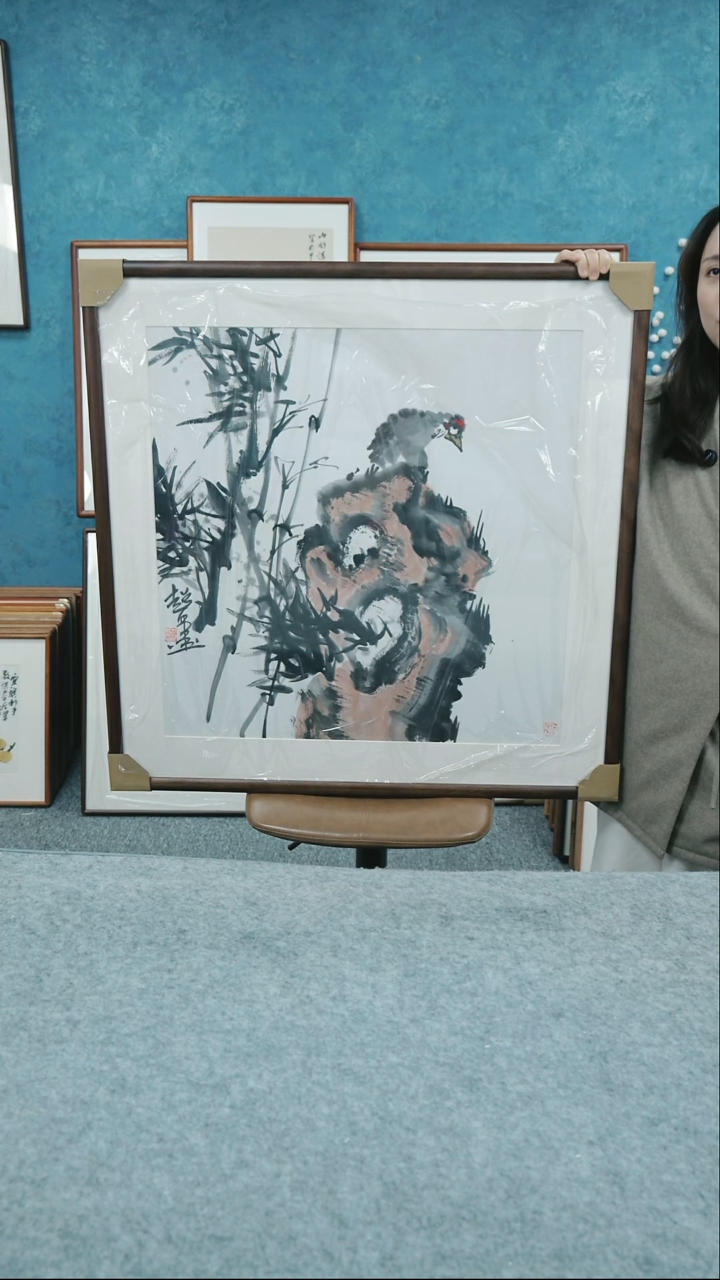 【闪购商品】国画85*85郑志超老师花鸟