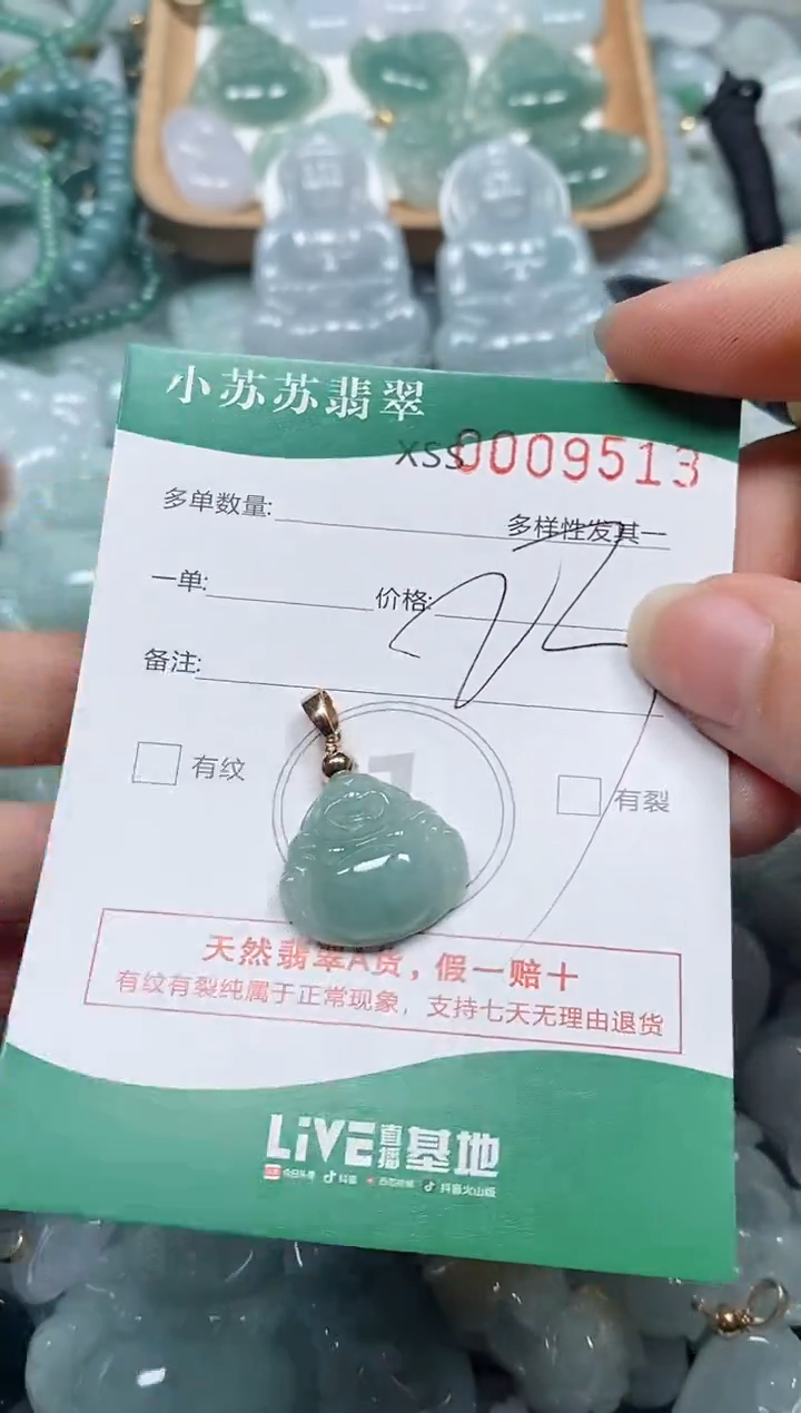 【闪购商品】翡翠颈饰未镶嵌闪购商品0009513