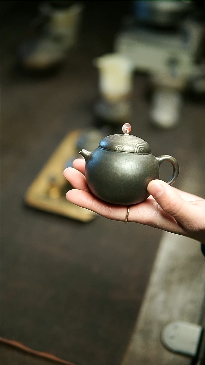 【闪购商品】潘正老紫泥正把壶