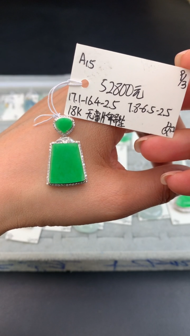 【闪购商品】翡翠颈饰未镶嵌下单联系客服核对地址~