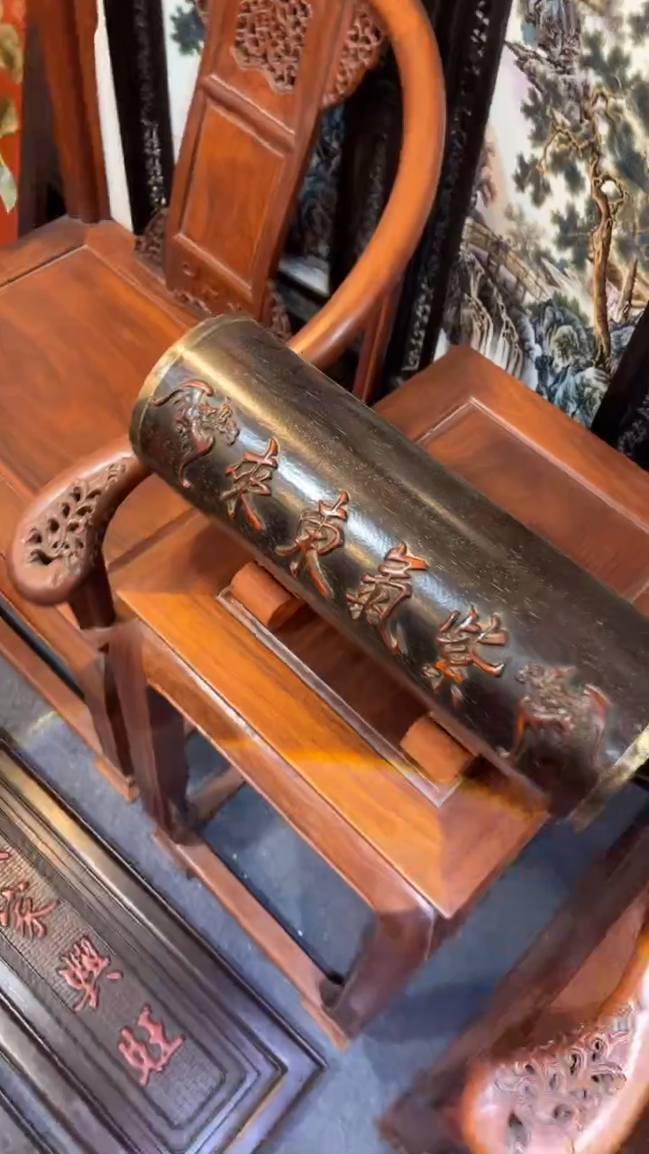 【闪购商品】非洲紫檀（红花梨）紫气东来横财