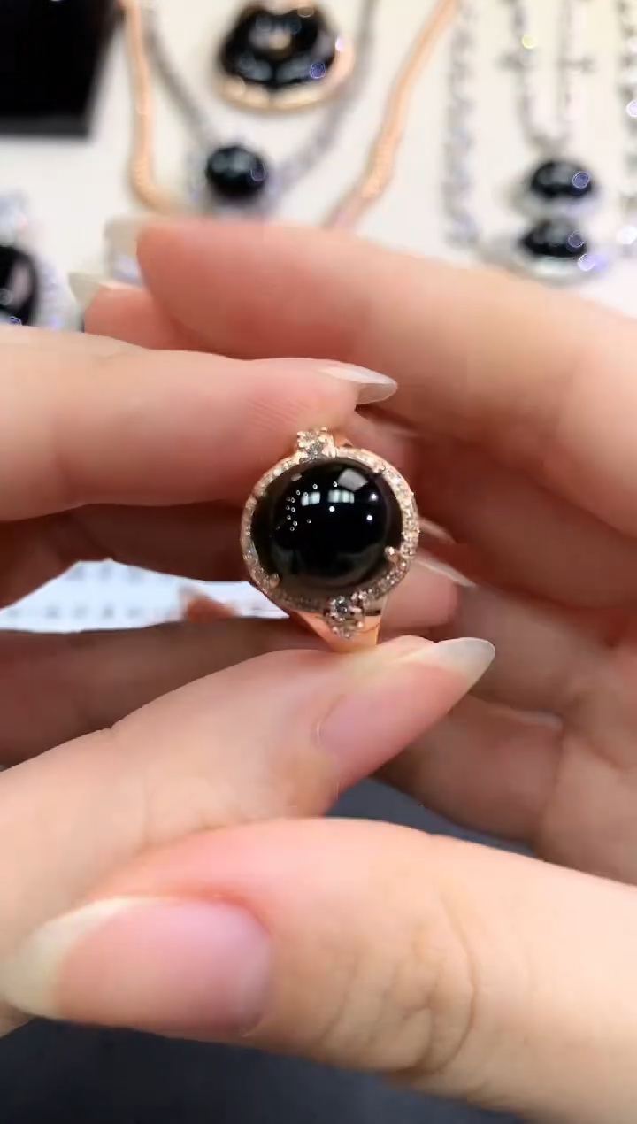 【闪购商品】翡翠戒指18K金镶嵌C129 不退换