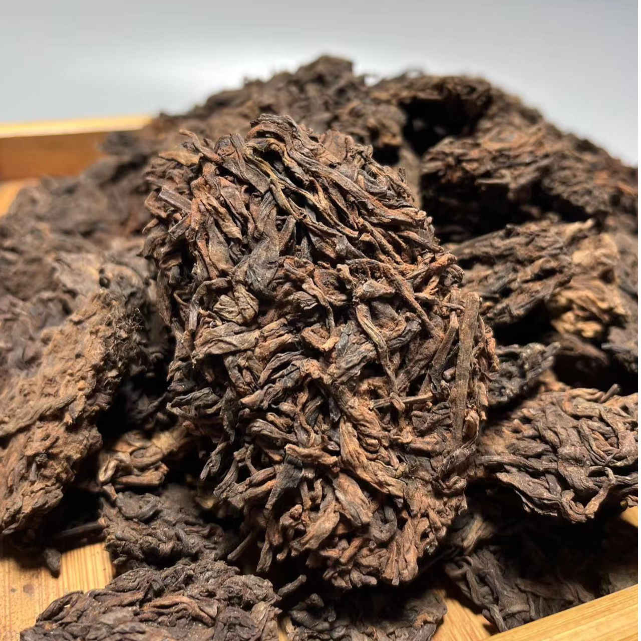 2018年永德忙肺片区春大树普洱熟茶老茶头100克1月3日-【4号品】