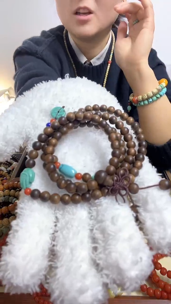 【闪购商品】沉香木手串精品卡6加108 DIY