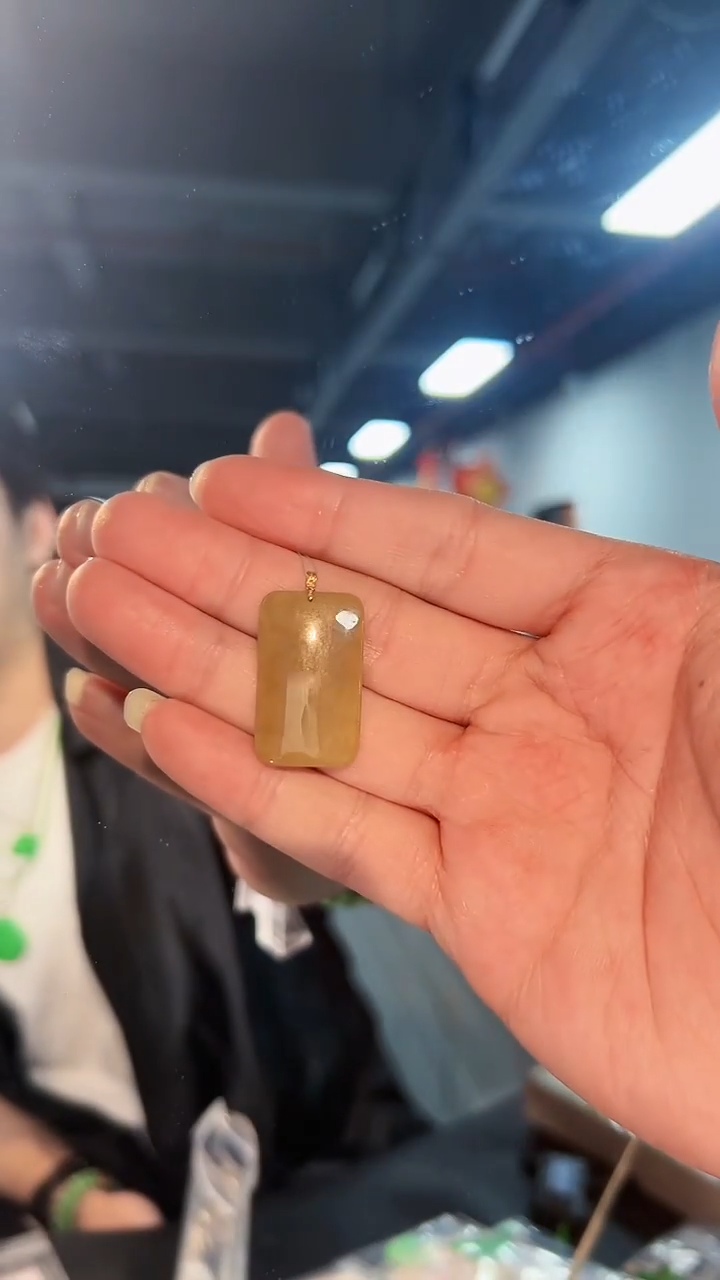 【闪购商品】翡翠颈饰18K金镶嵌缅料A货/支持复检/一件