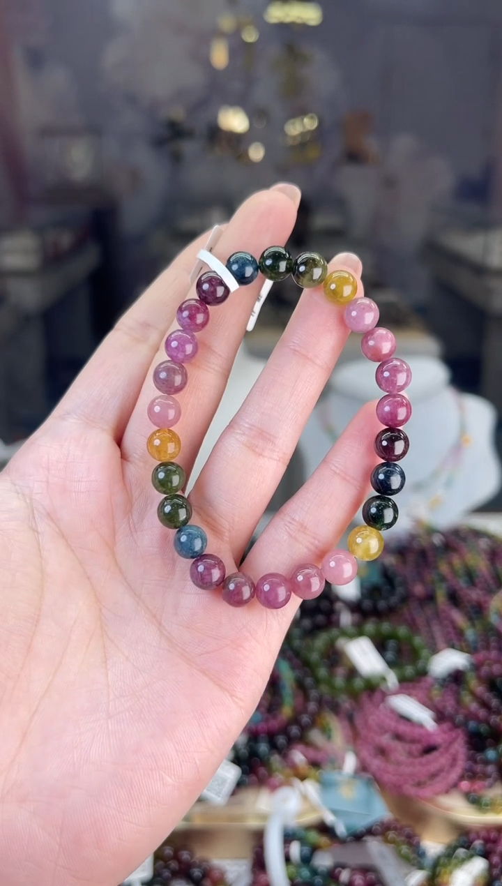 【闪购商品】碧玺/未镶嵌7mm+碧玺单圈多样性发货