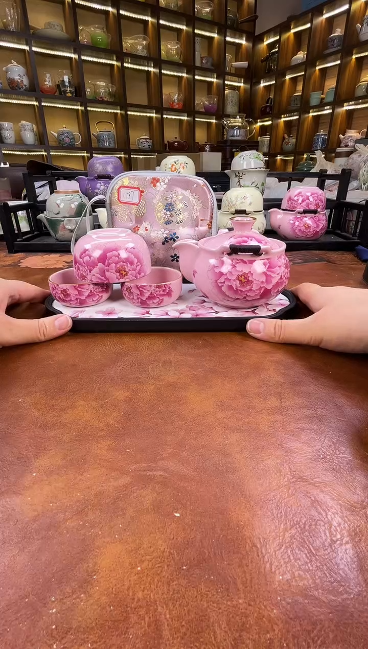 .紫色宝瓶旅行(粉包)+紫长方盘+证+擦银棒