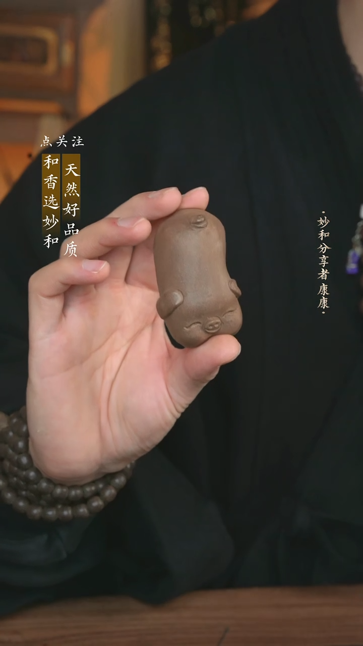 泥塑新生命之光福猪摆件把件福利款式