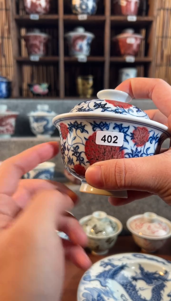 【闪购商品】402天禄言瓷手绘茶具
