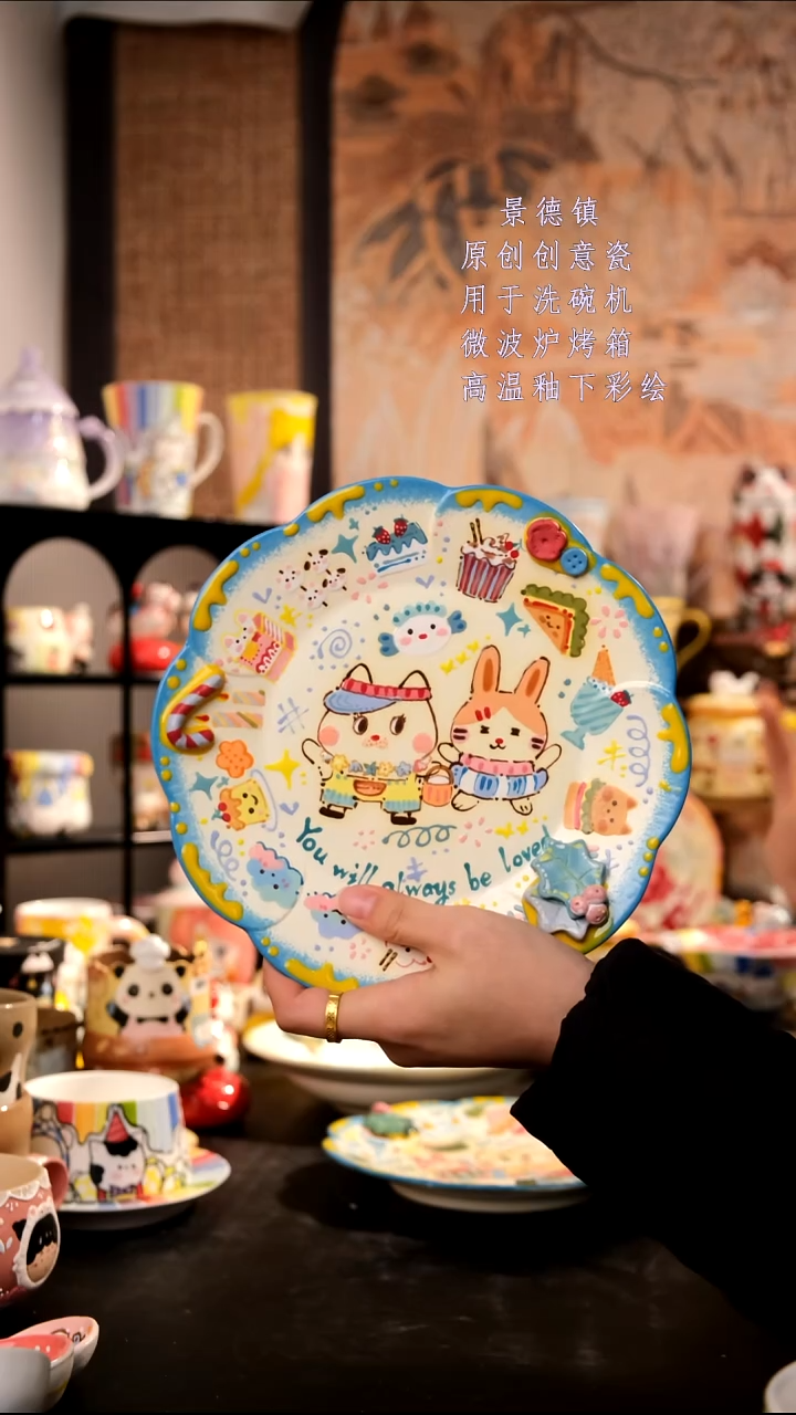 摆件陶旺的可以陶瓷设计师款