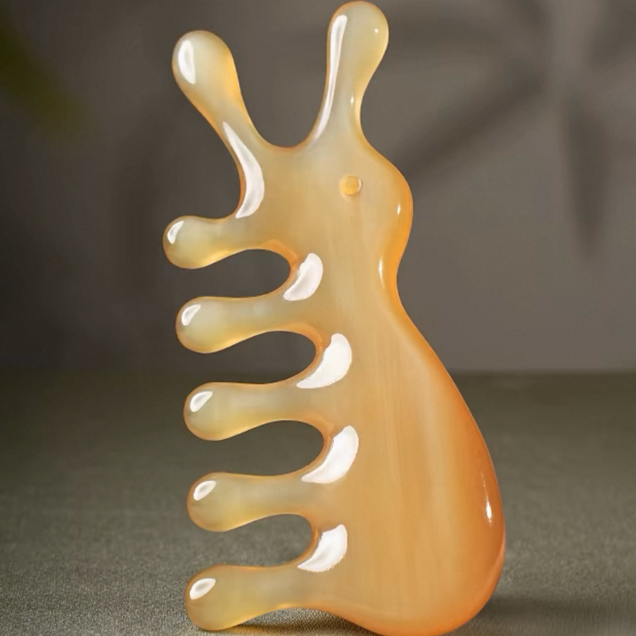 羊角蜗牛美鼻器四合一多功能按摩梳疏通头部经络疏通刮痧美容拨筋
